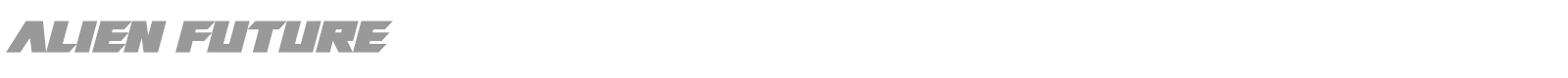 Alien Future font preview